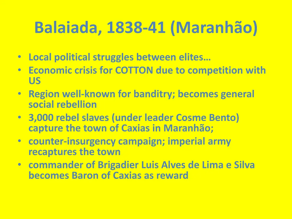 balaiada 1838 41 maranh o