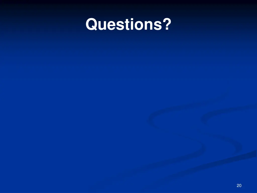 questions