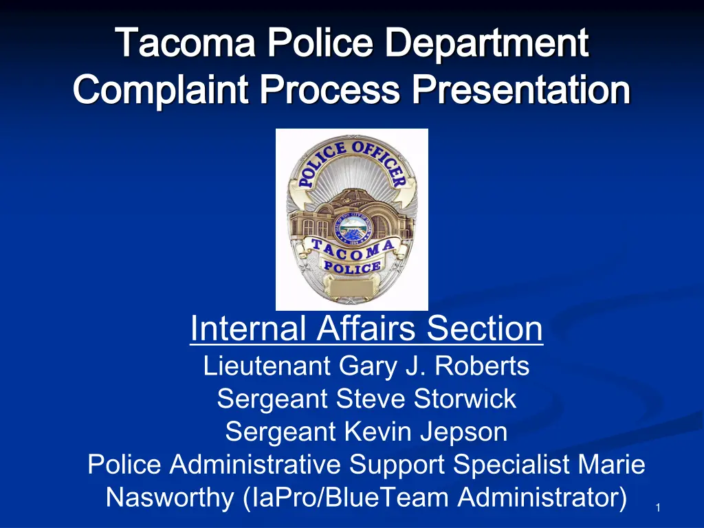 tacoma police department tacoma police department
