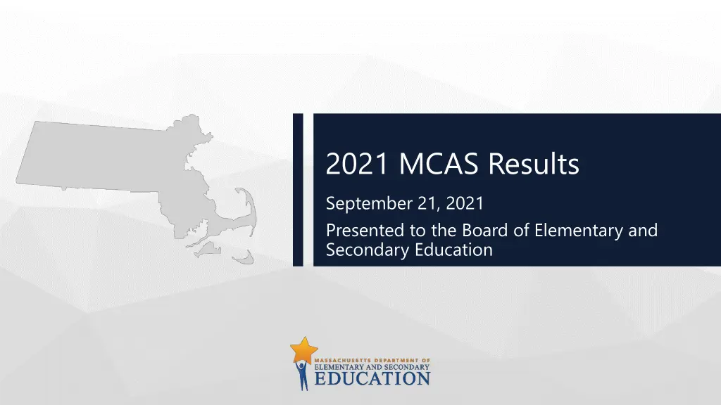 2021 mcas results september 21 2021 presented
