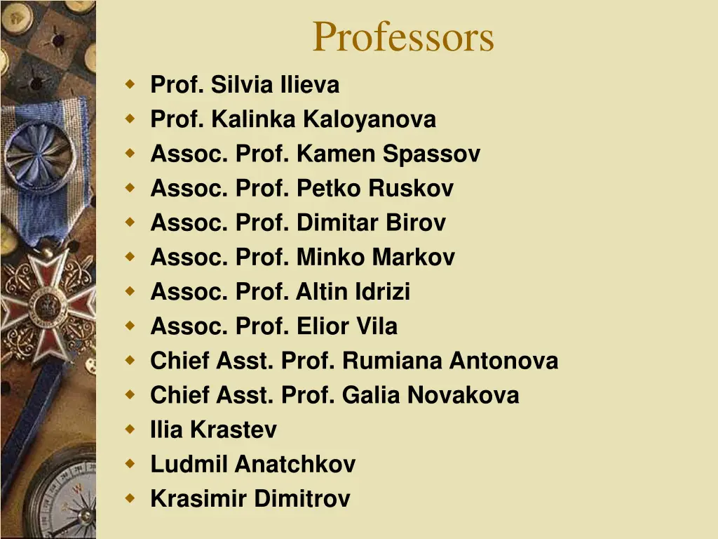 professors