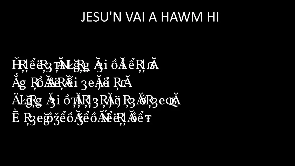 jesu n vai a hawm hi 1