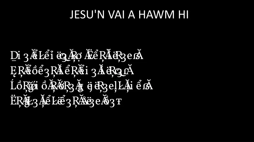 jesu n vai a hawm hi 2