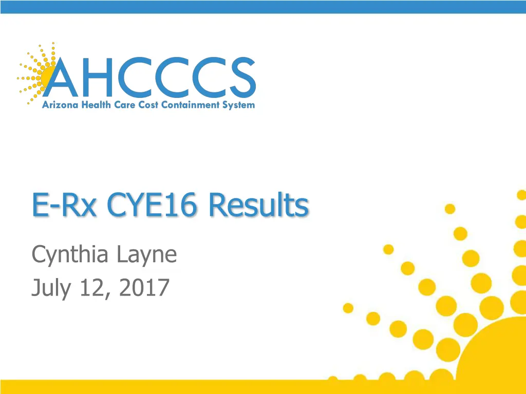 e rx cye16 results