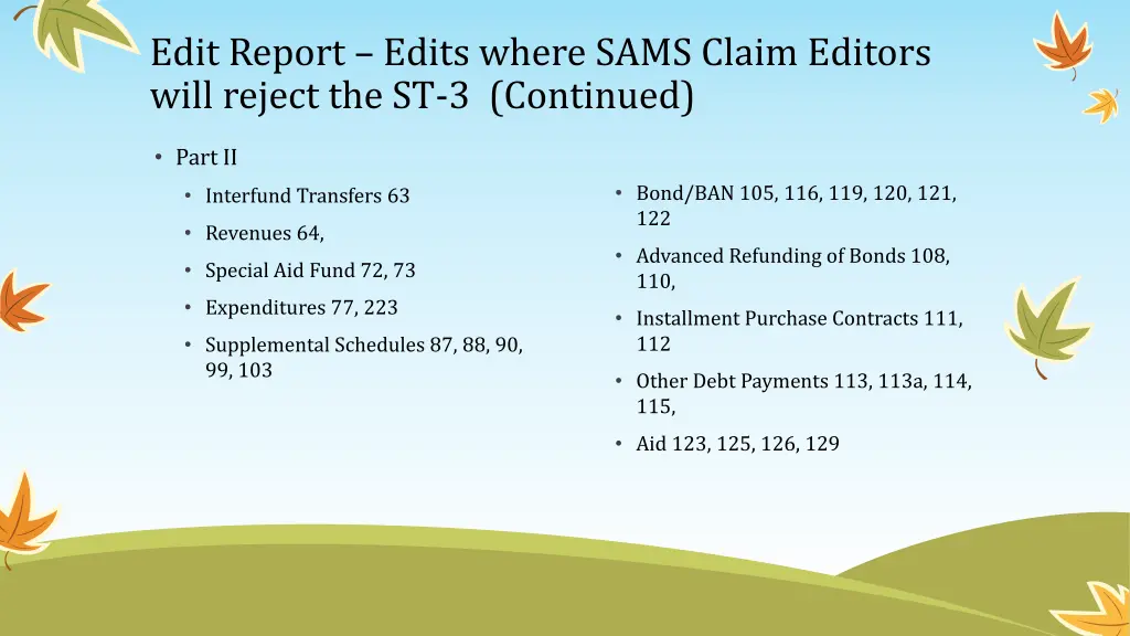 edit report edits where sams claim editors will 2