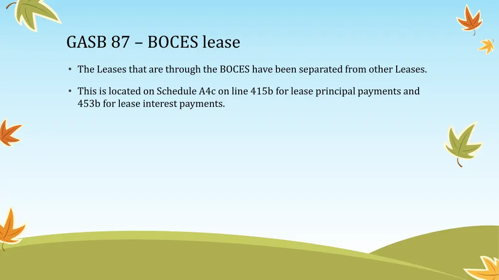 gasb 87 boces lease