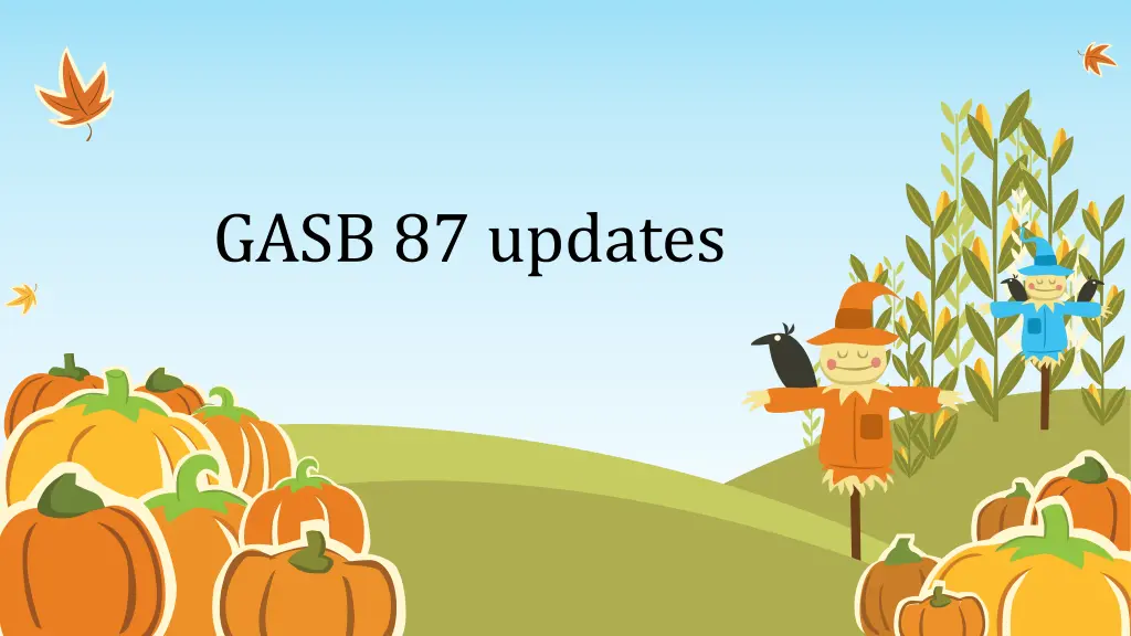 gasb 87 updates
