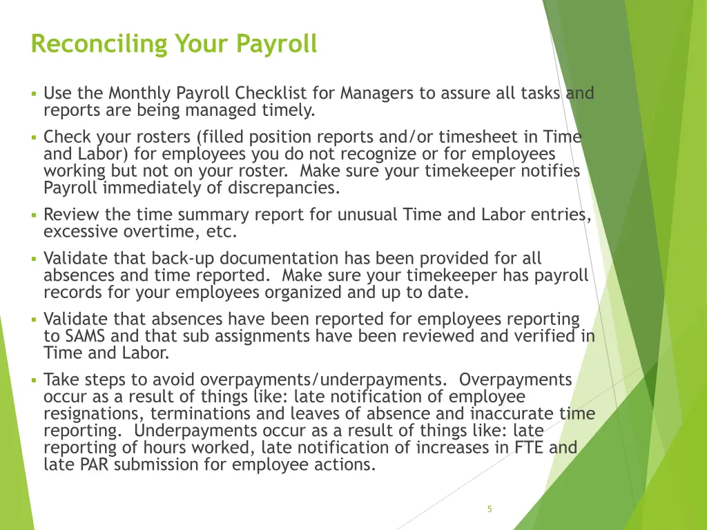 reconciling your payroll