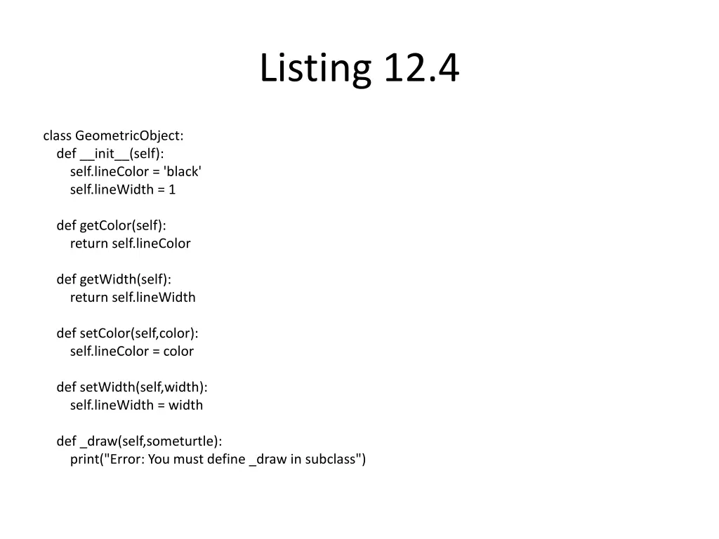 listing 12 4