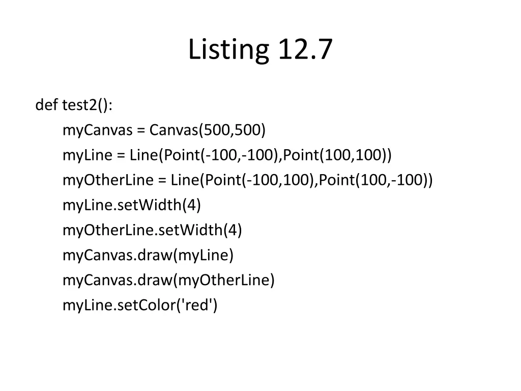 listing 12 7