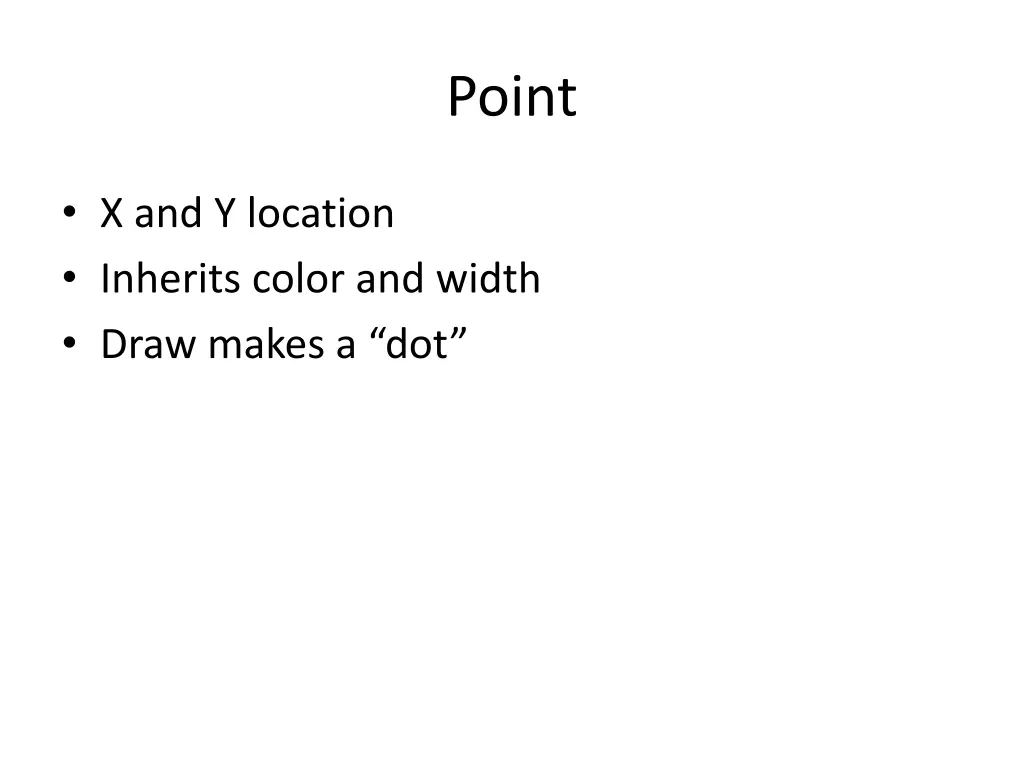 point