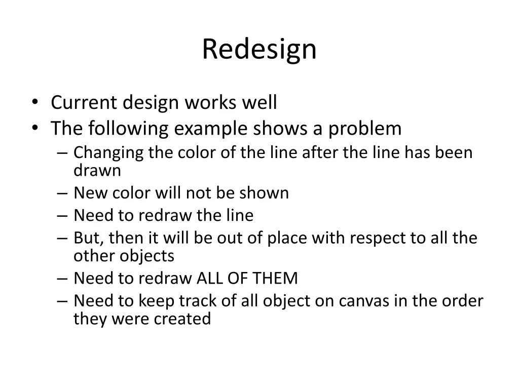 redesign