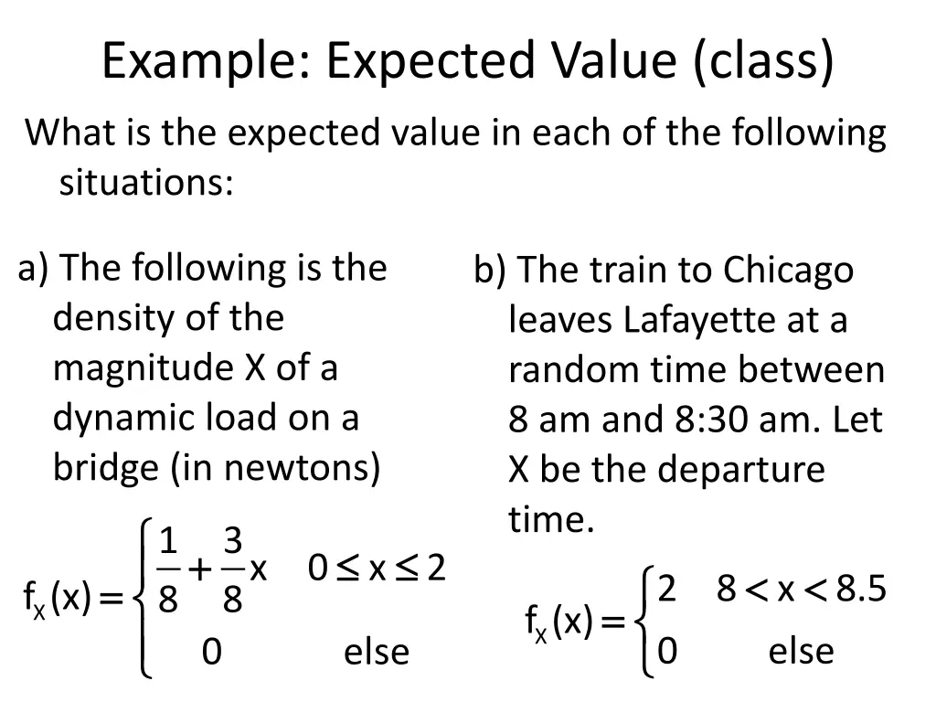 example expected value class