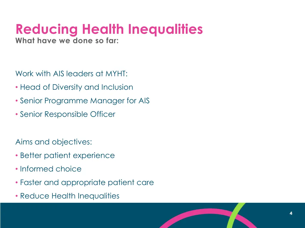 reducing health inequalities what have we done
