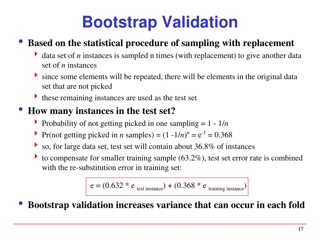bootstrap validation