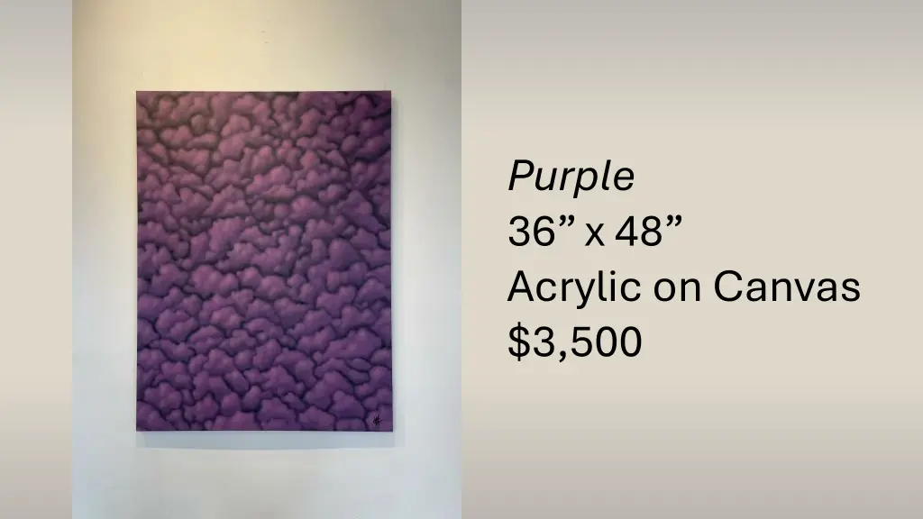 purple 36 x 48 acrylic on canvas 3 500