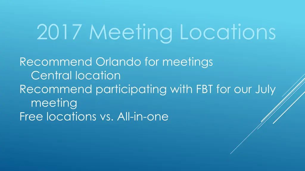 2017 meeting locations 1