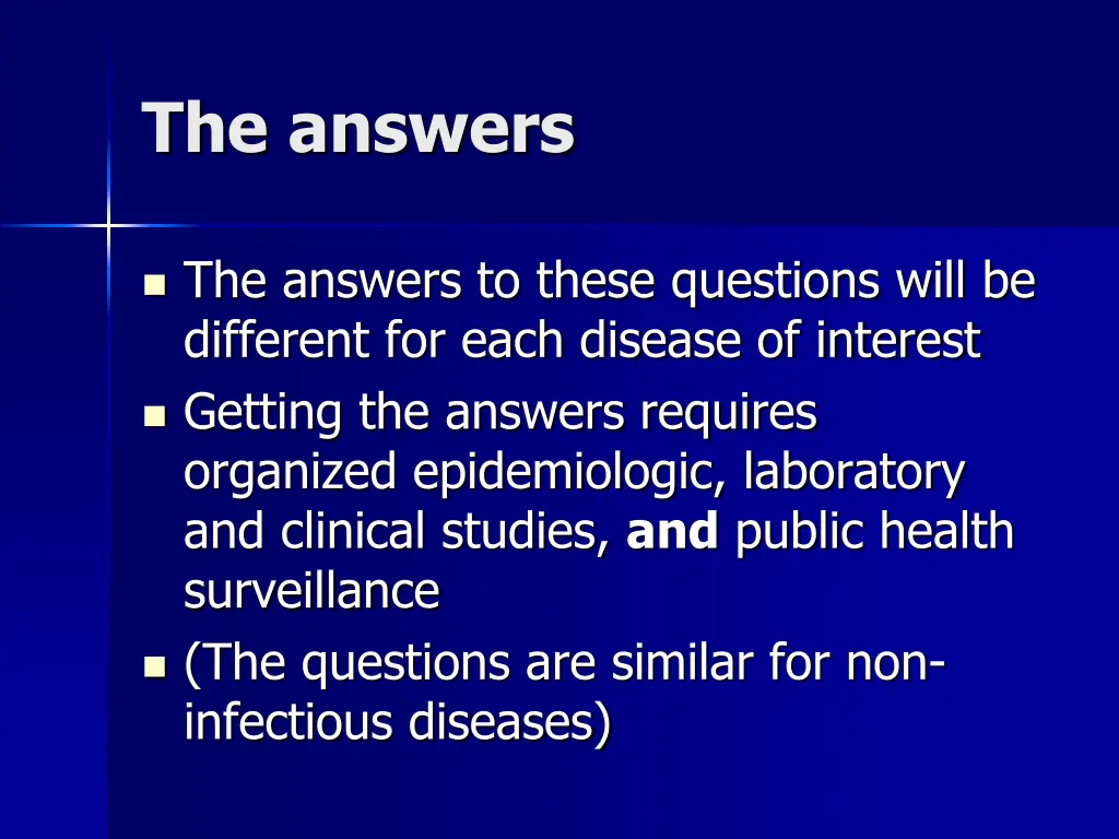 the answers