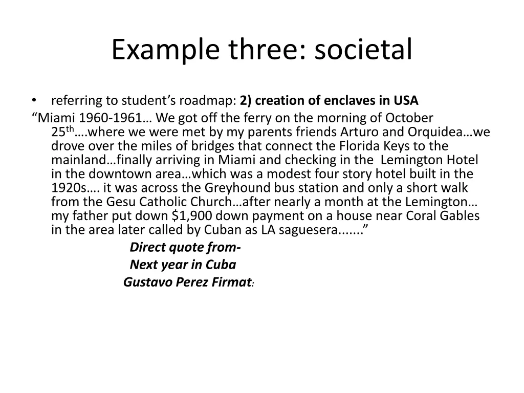 example three societal
