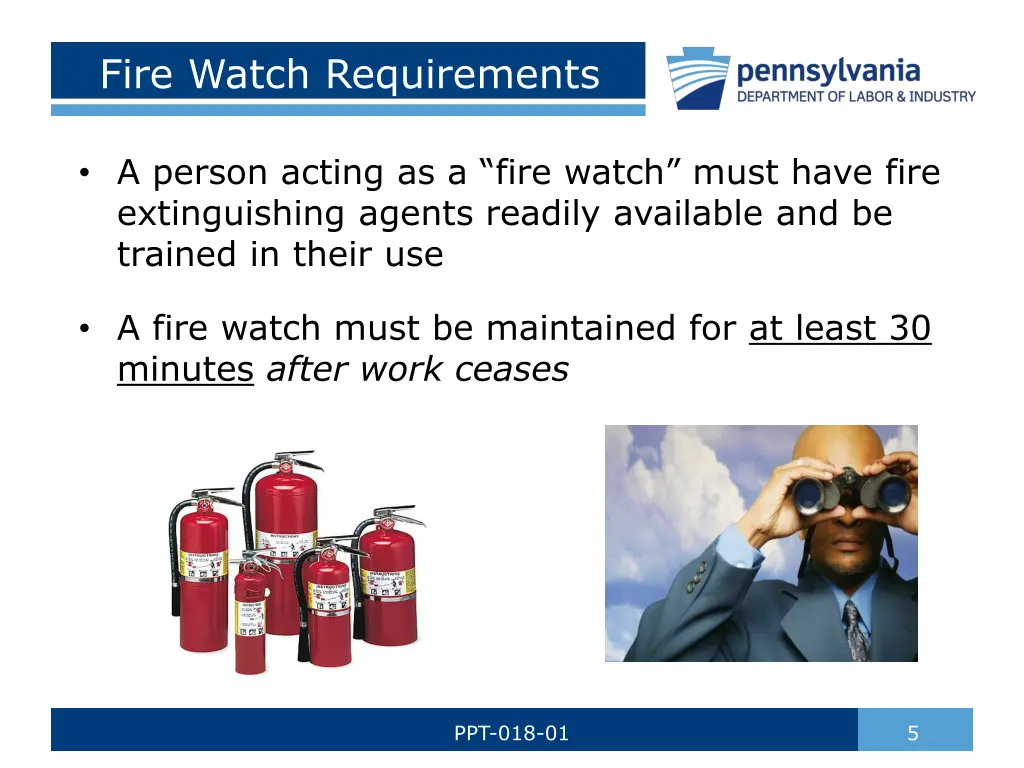 fire watch requirements 1