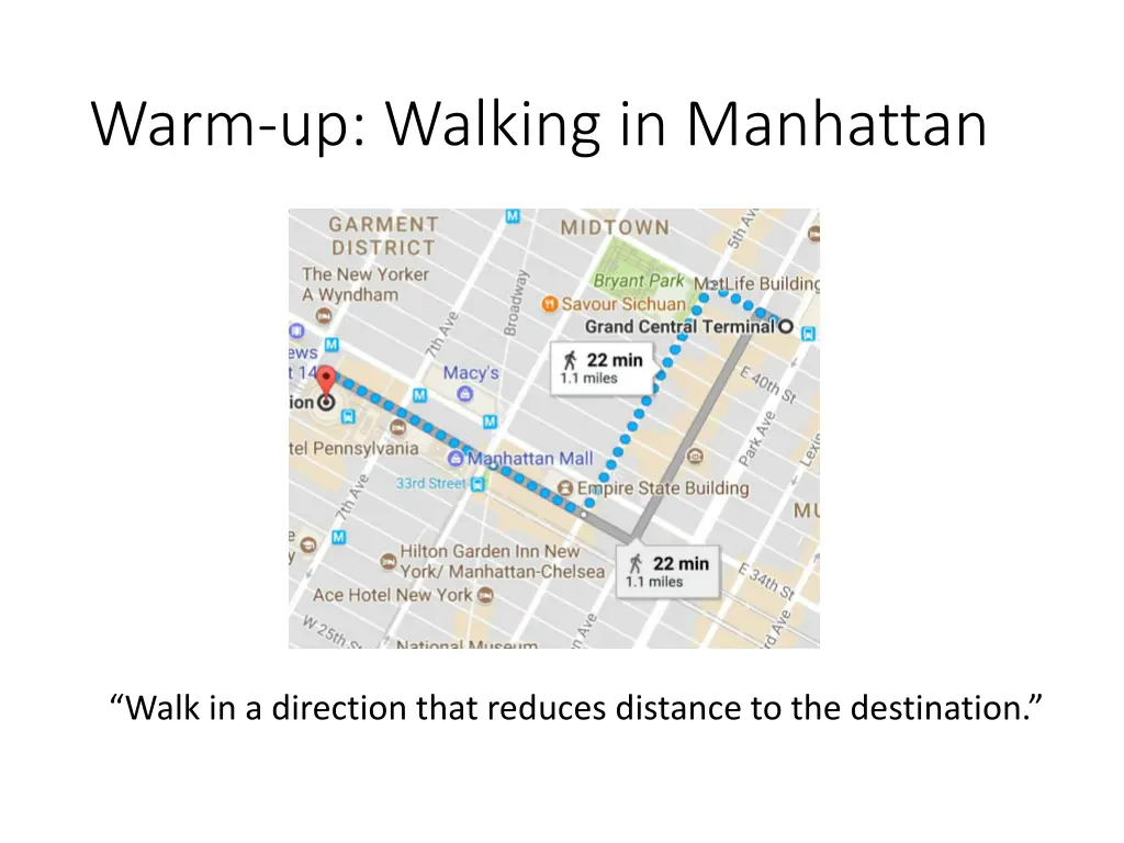 warm up walking in manhattan