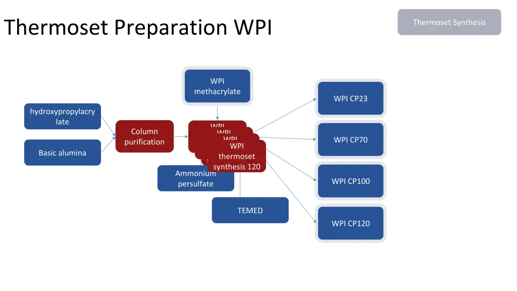 thermoset preparation wpi