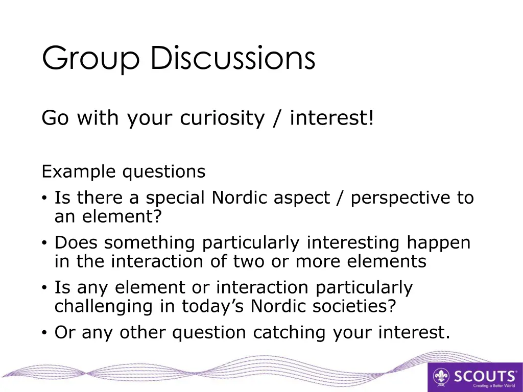 group discussions