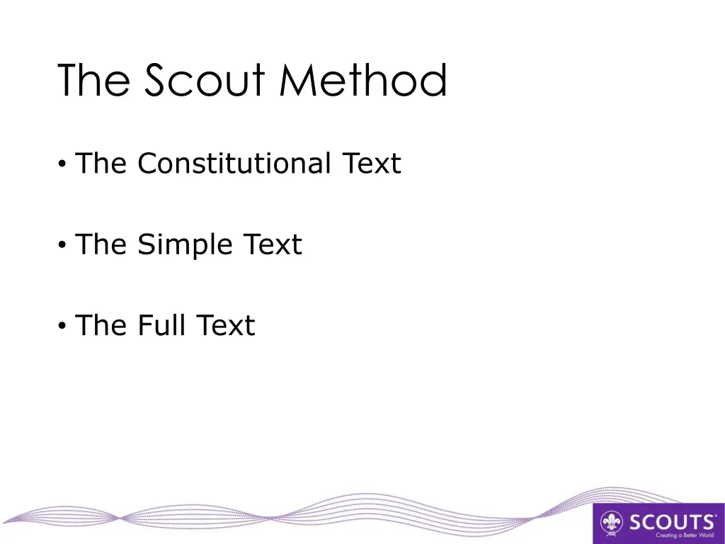 the scout method