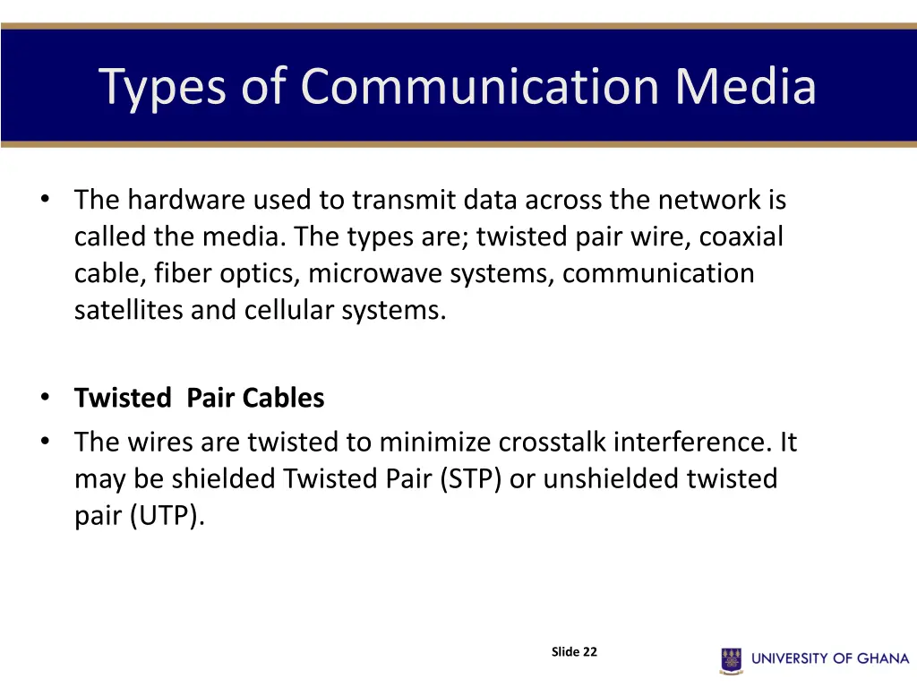 types of communication media
