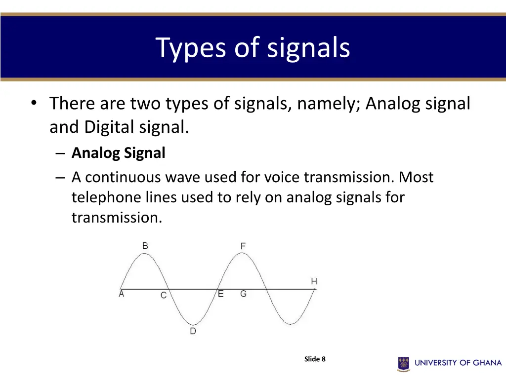 types of signals 1