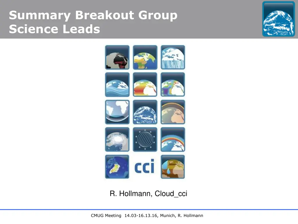 summary breakout group science leads