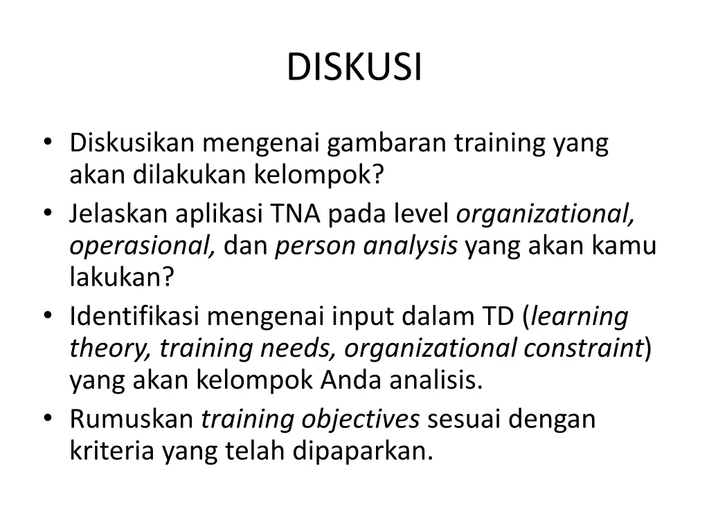 diskusi