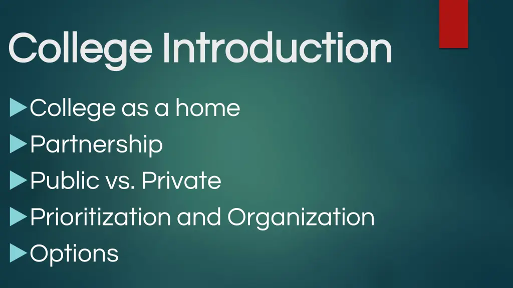 college introduction college introduction