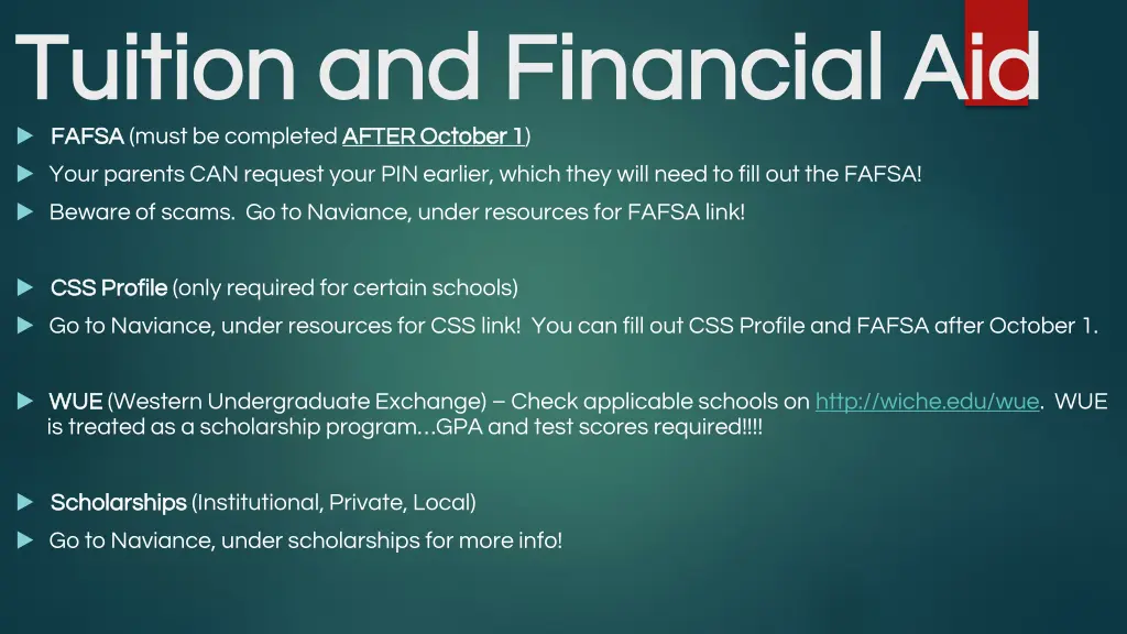 tuition and financial aid tuition and financial