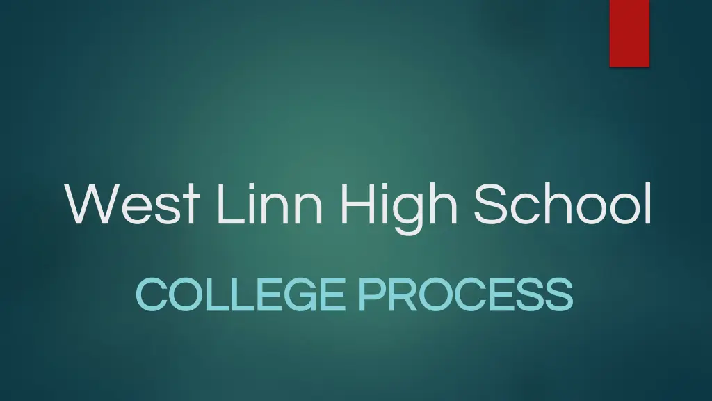 west linn high school