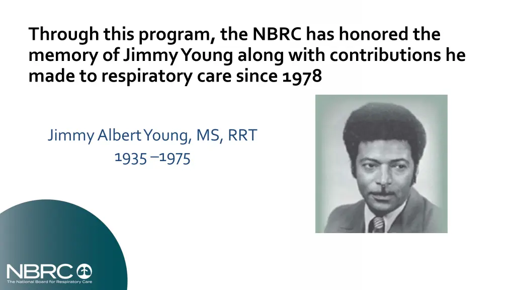 through this program the nbrc has honored