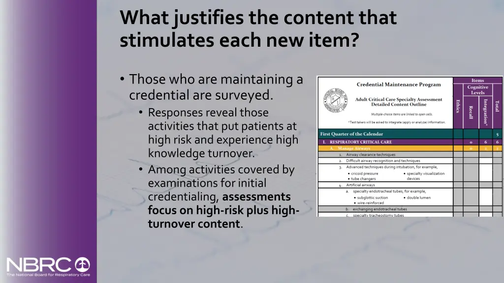 what justifies the content that stimulates each