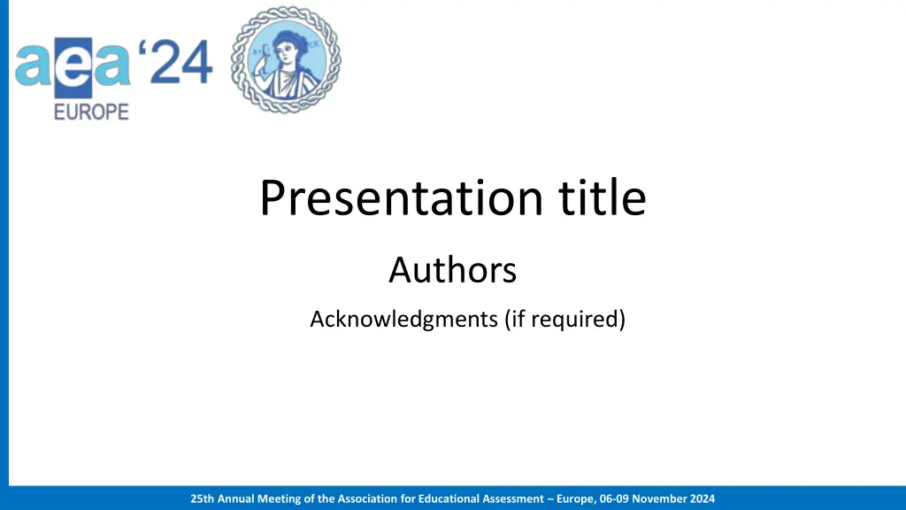 presentation title