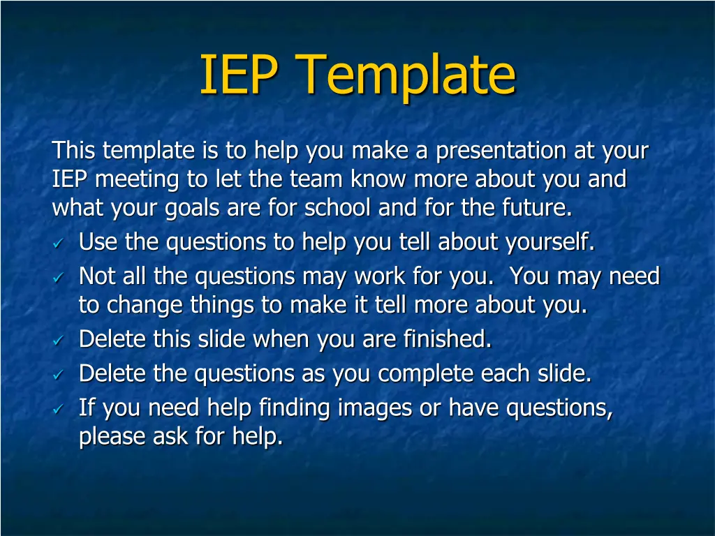 iep template