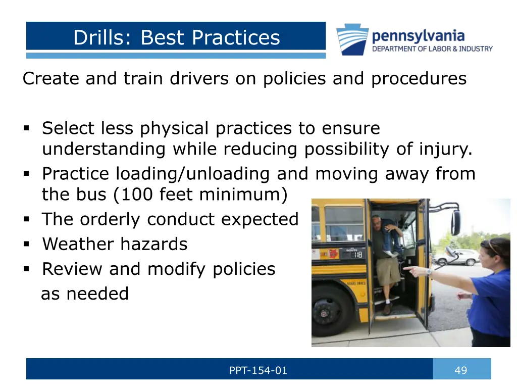 drills best practices