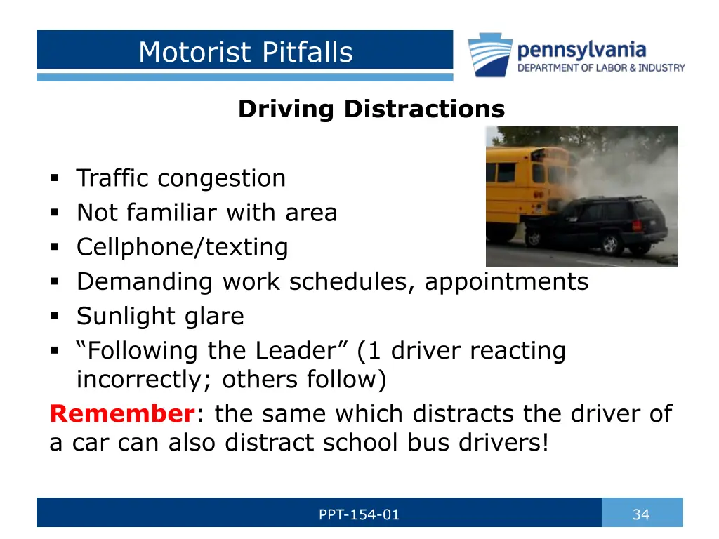motorist pitfalls