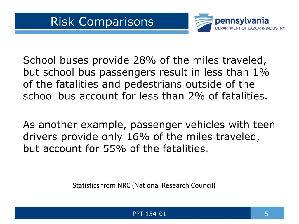 risk comparisons