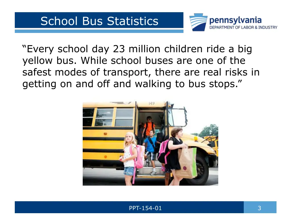 school bus statistics