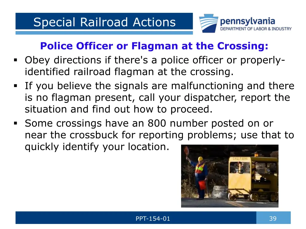 special railroad actions 1
