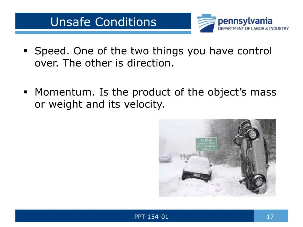 unsafe conditions 1