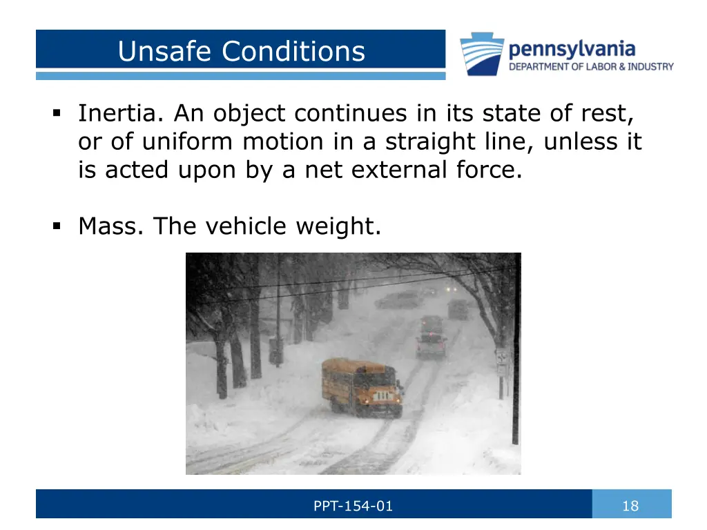 unsafe conditions 2