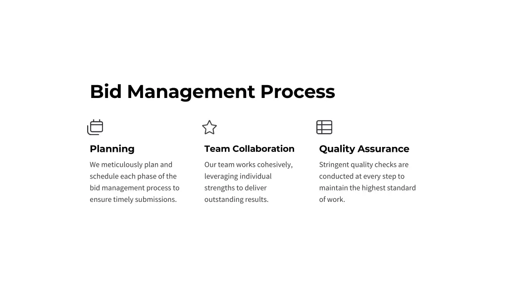 bid management process