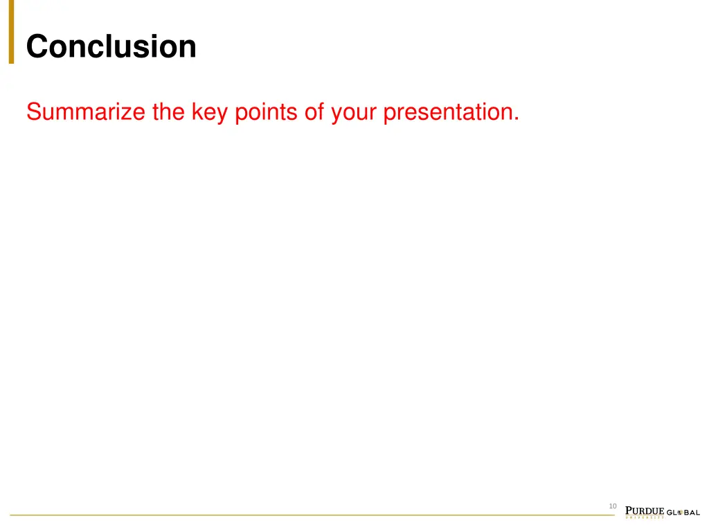 conclusion