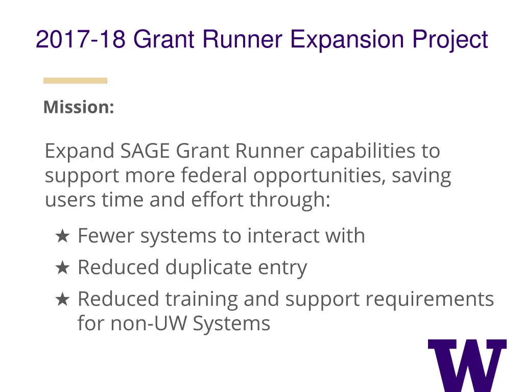 2017 18 grant runner expansion project