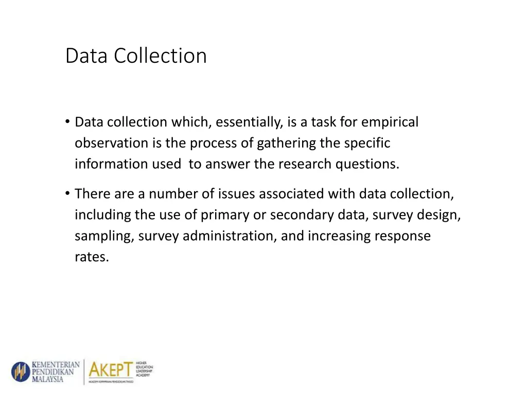 data collection